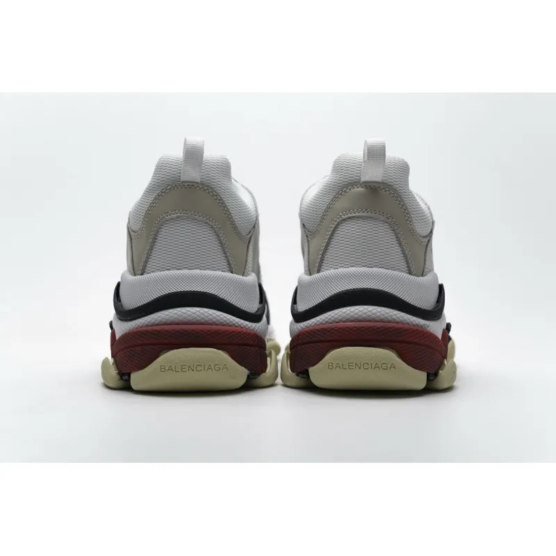 Bstsneaker- Balenciaga Triple S White Dark Grey Red 541624 W06E2 1790 