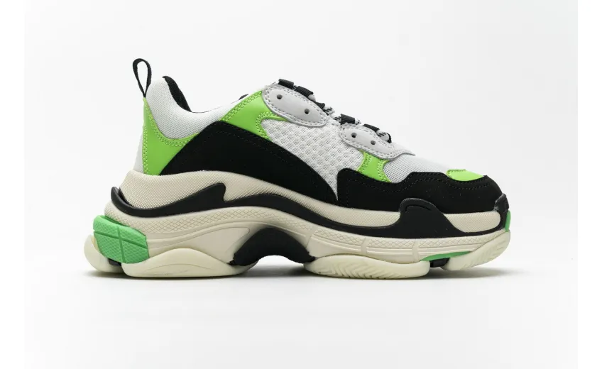 Bstsneaker- Balenciaga Triple S White Green 483513 W06E1 1008 