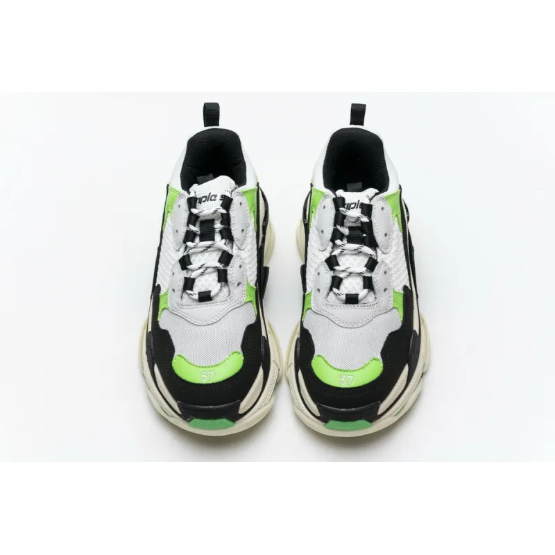Bstsneaker- Balenciaga Triple S White Green 483513 W06E1 1008 