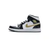 Bstsneaker- Jordan 1 Mid Patent Black White Gold 852542-007 