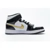 Bstsneaker- Jordan 1 Mid Patent Black White Gold 852542-007 