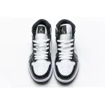 Bstsneaker- Jordan 1 Mid Patent Black White Gold 852542-007 