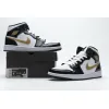 Bstsneaker- Jordan 1 Mid Patent Black White Gold 852542-007 