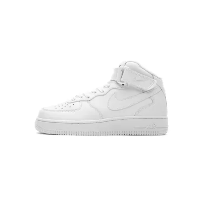  Nike Air Force 1 ’07 MID White 366731-100   01