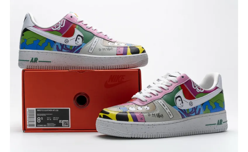 Bstsneaker- Nike Air Force 1 Flyleather Ruohan Wang CZ3990-900 