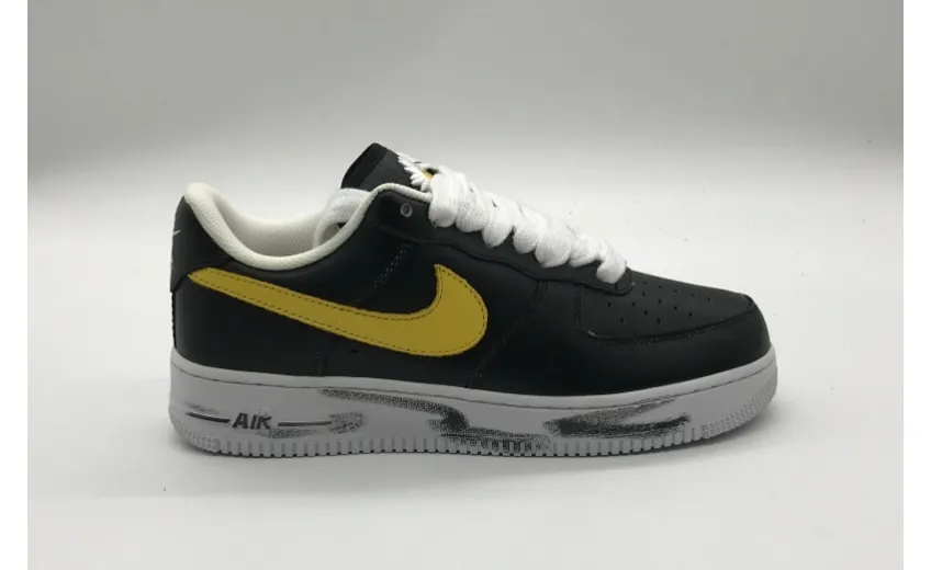 Bstsneaker- Nike Air Force 1 Low G-Dragon Peaceminusone Para-Noise Black-Yellow AQ3692-001  