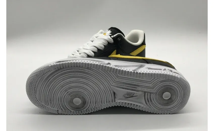 Bstsneaker- Nike Air Force 1 Low G-Dragon Peaceminusone Para-Noise Black-Yellow AQ3692-001  