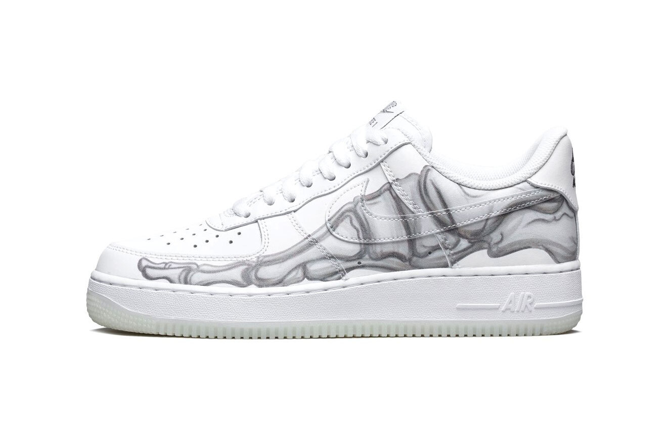 Bstsneaker- Nike Air Force 1 Low Skeleton Halloween (2018)  BQ7541-100 