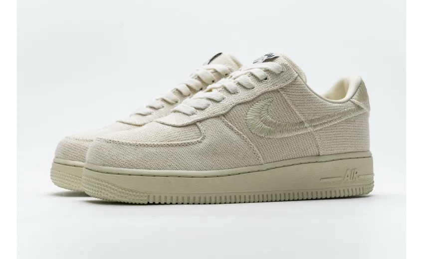 Bstsneaker- Nike Air Force 1 Low Stussy Fossil CZ9084-200   