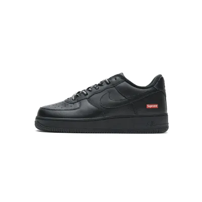  Nike Air Force 1 Low Supreme Black CU9225-001  01
