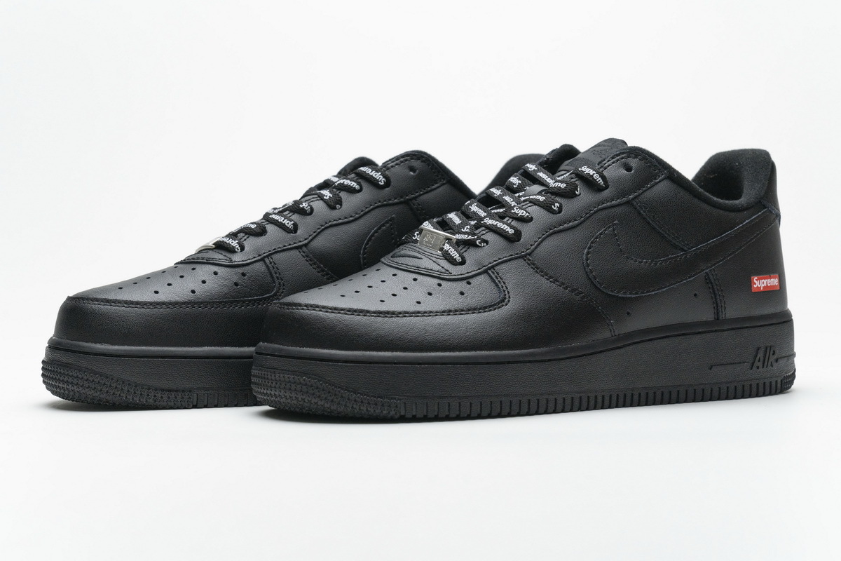 Bstsneaker- Nike Air Force 1 Low Supreme Black CU9225-001 