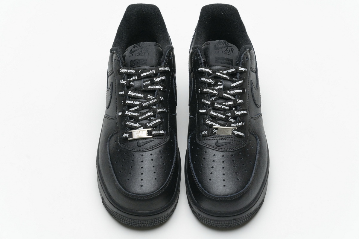 Bstsneaker- Nike Air Force 1 Low Supreme Black CU9225-001 