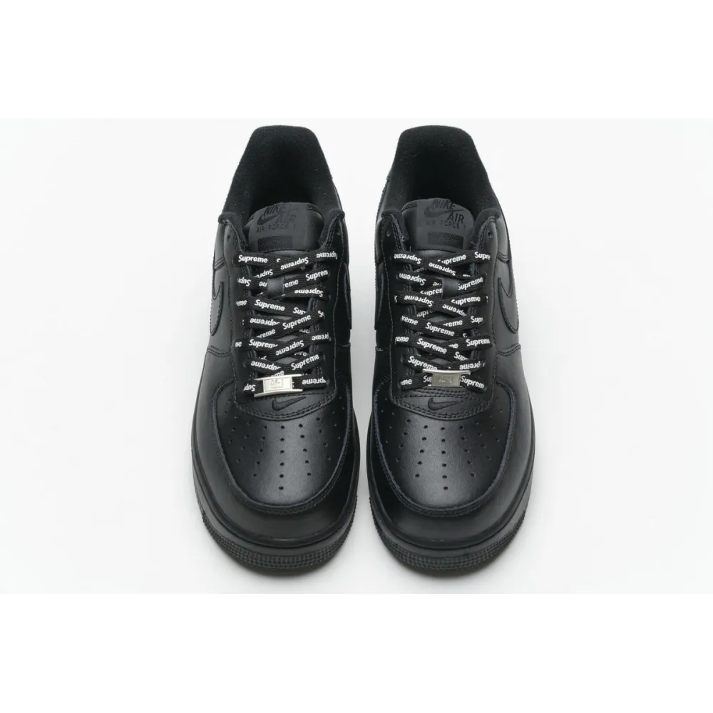 Bstsneaker- Nike Air Force 1 Low Supreme Black CU9225-001 