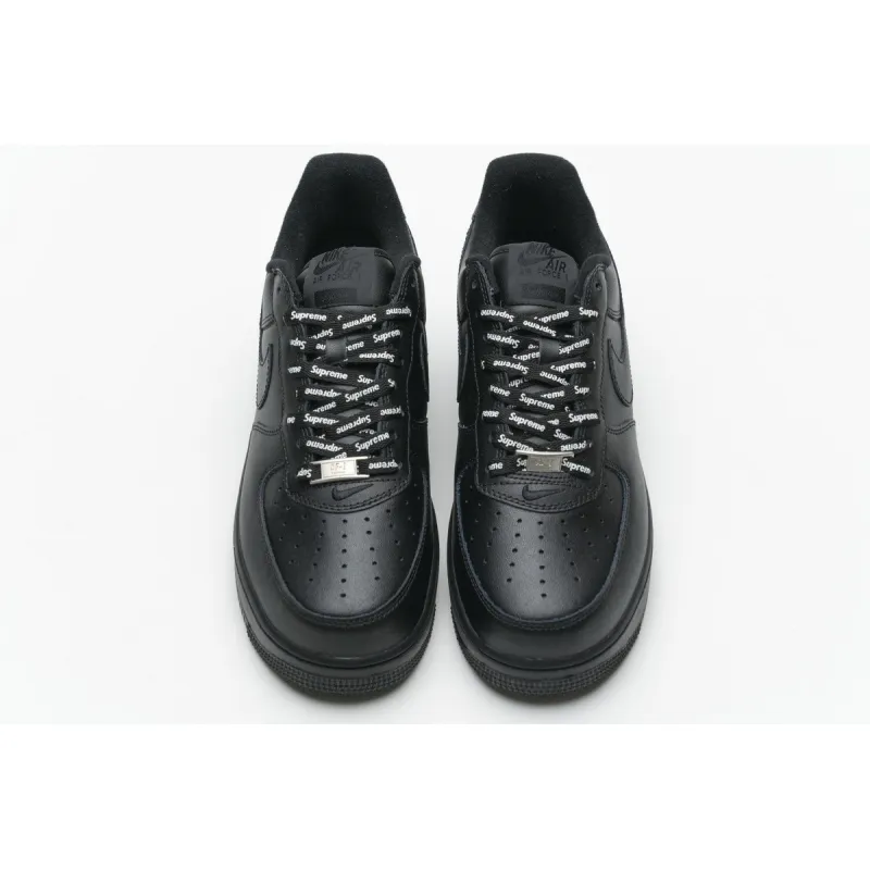 Bstsneaker- Nike Air Force 1 Low Supreme Black CU9225-001 