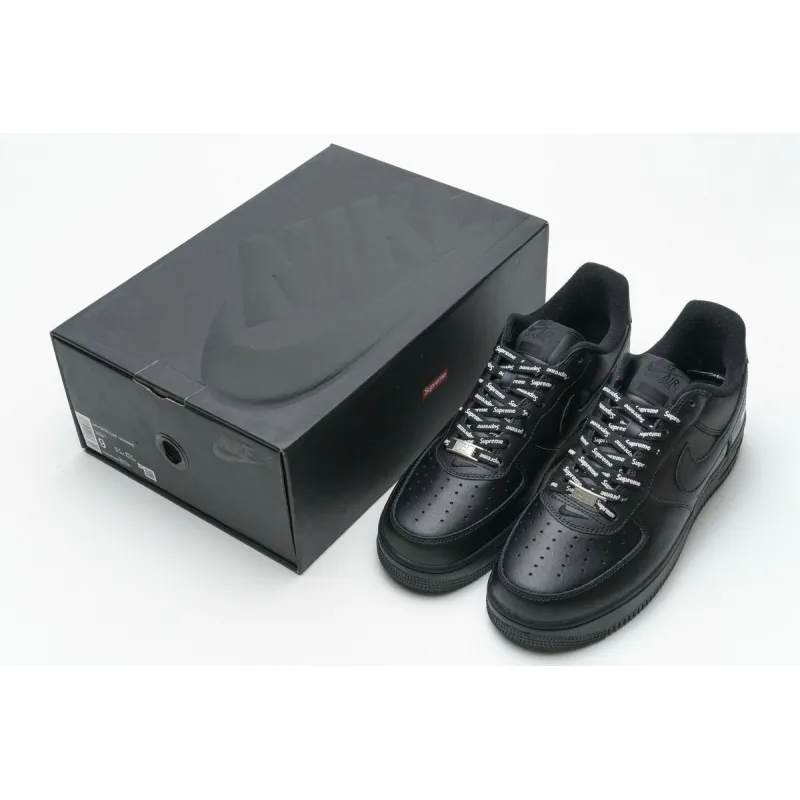 Bstsneaker- Nike Air Force 1 Low Supreme Black CU9225-001 