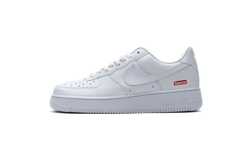 Bstsneaker- Nike Air Force 1 Low Supreme White-Red CU9225-100  