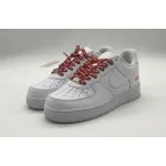 Bstsneaker- Nike Air Force 1 Low Supreme White-Red CU9225-100  