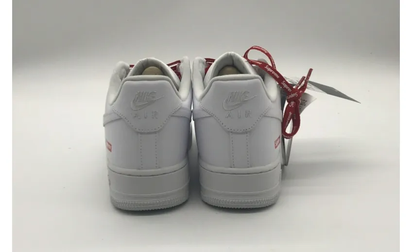 Bstsneaker- Nike Air Force 1 Low Supreme White-Red CU9225-100  