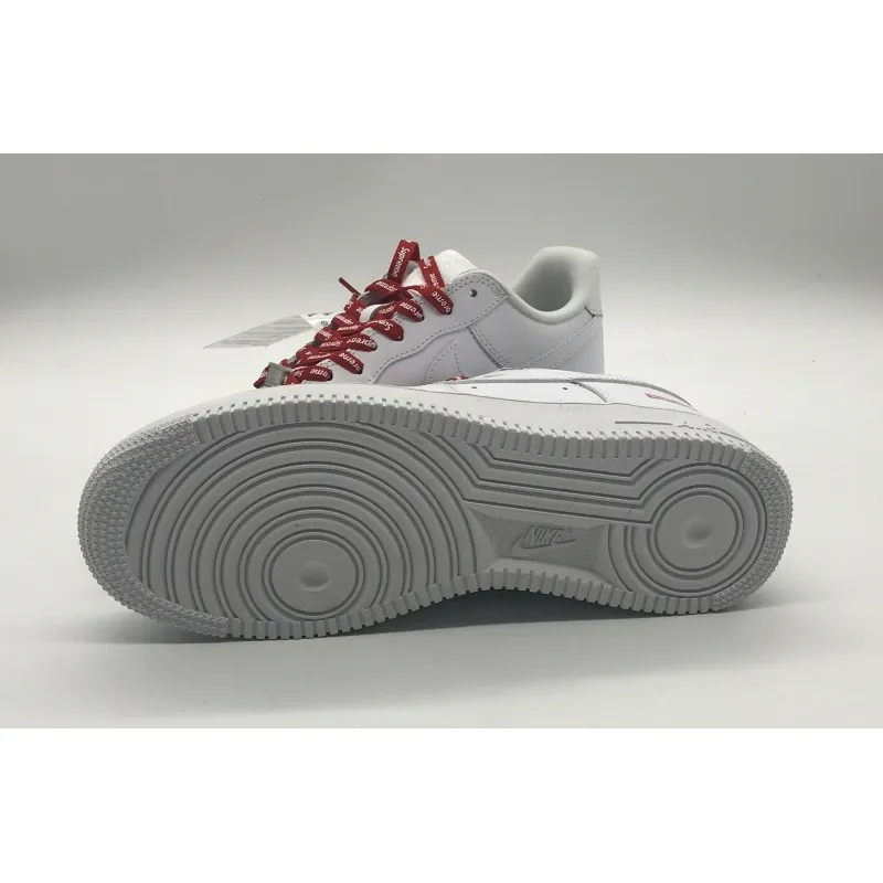 Bstsneaker- Nike Air Force 1 Low Supreme White-Red CU9225-100  