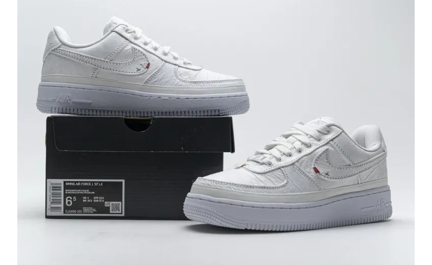 Bstsneaker- Nike Air Force 1 Low White Black (2020) CJ1650-101  