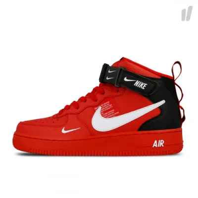  Nike Air Force 1 Mid Utility University Red 804609-605   01