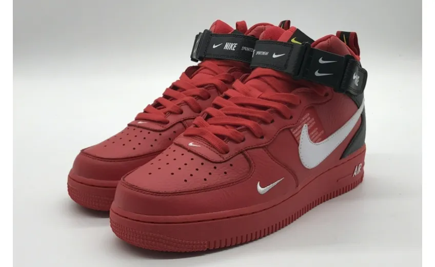 Bstsneaker- Nike Air Force 1 Mid Utility University Red 804609-605  