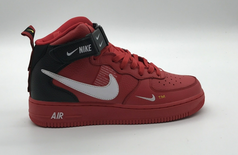 Bstsneaker- Nike Air Force 1 Mid Utility University Red 804609-605  