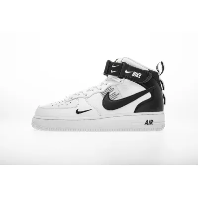  Nike Air Force 1 Mid Utility White Black 804609-103   01
