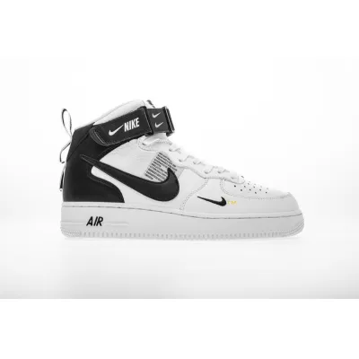  Nike Air Force 1 Mid Utility White Black 804609-103   02