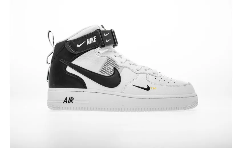 Bstsneaker- Nike Air Force 1 Mid Utility White Black 804609-103  
