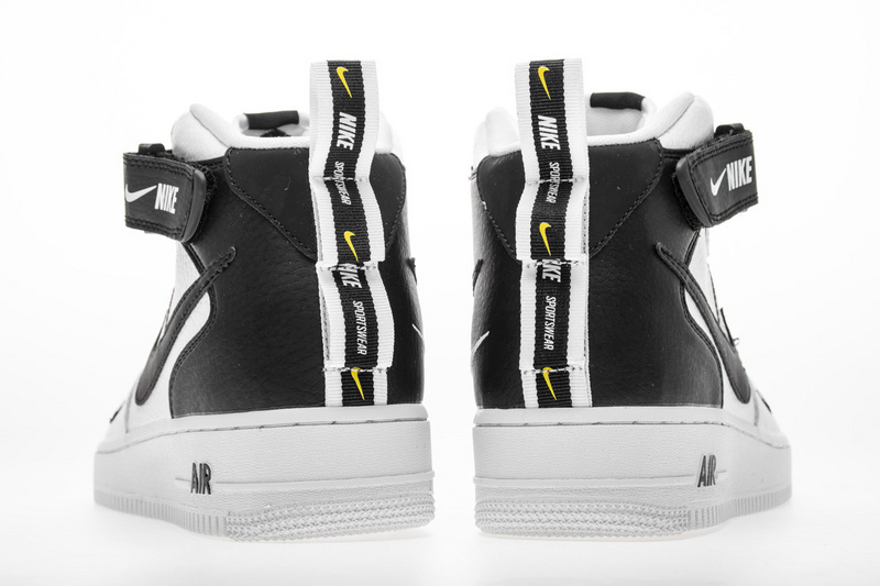 Bstsneaker- Nike Air Force 1 Mid Utility White Black 804609-103  