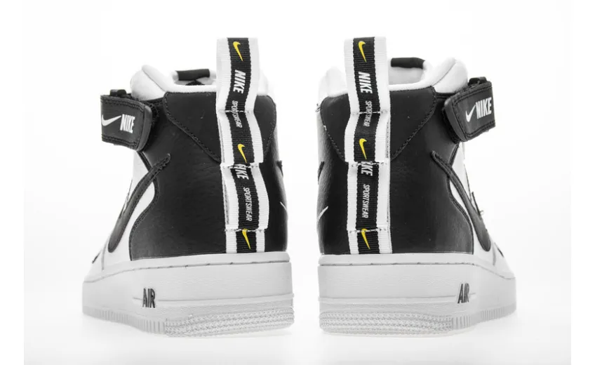 Bstsneaker- Nike Air Force 1 Mid Utility White Black 804609-103  