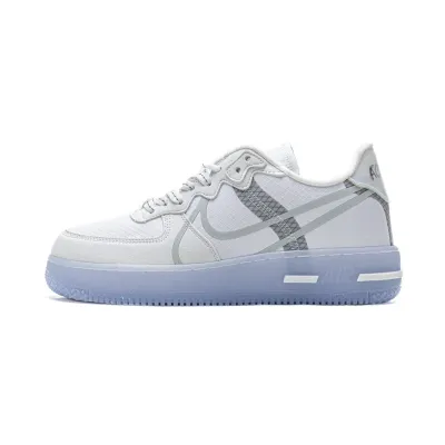  Nike Air Force 1 React White Light Bone CQ8879-100  01