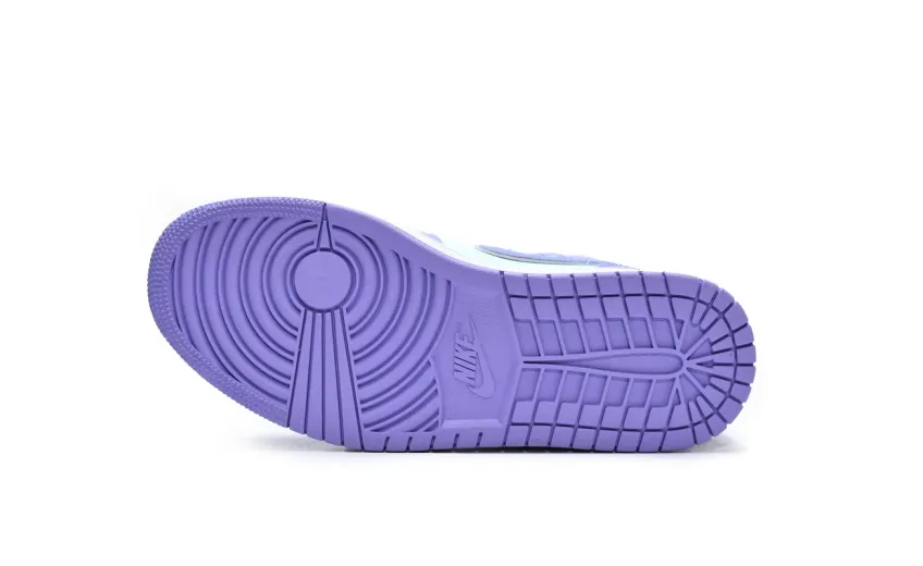 Bstsneaker- Nike Air Jordan 1 Mid Purple Pulse Aqua 554724-500 