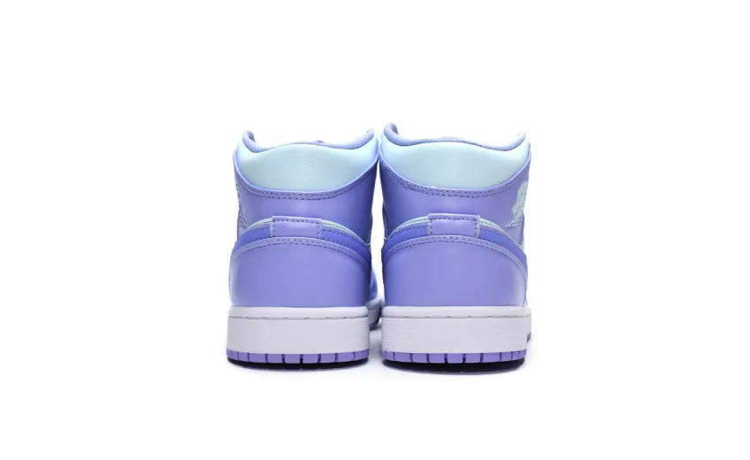 Bstsneaker- Nike Air Jordan 1 Mid Purple Pulse Aqua 554724-500 