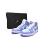 Bstsneaker- Nike Air Jordan 1 Mid Purple Pulse Aqua 554724-500 