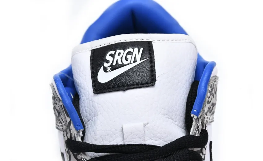 Bstsneaker- Nike Dunk Low Black White Blue CU1727-106 