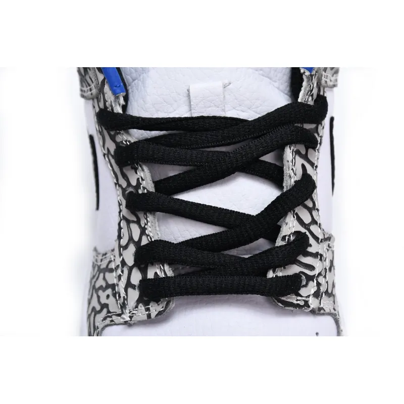 Bstsneaker- Nike Dunk Low Black White Blue CU1727-106 
