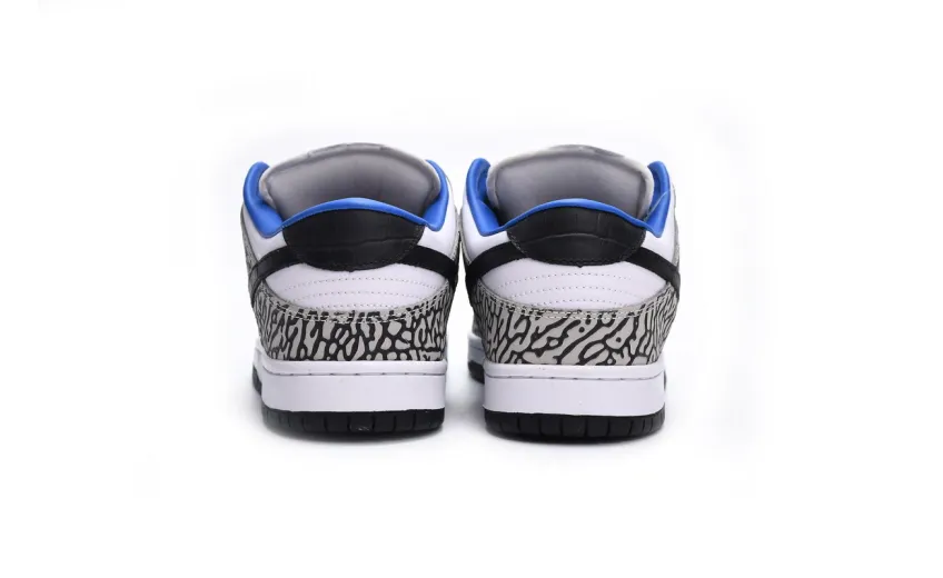 Bstsneaker- Nike Dunk Low Black White Blue CU1727-106 