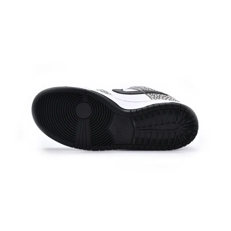 Bstsneaker- Nike Dunk Low Black White Blue CU1727-106 