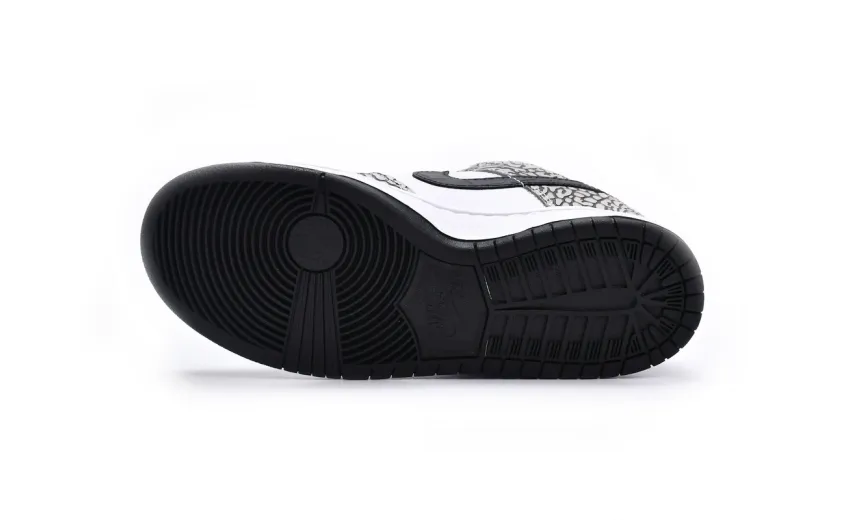 Bstsneaker- Nike Dunk Low Black White Blue CU1727-106 