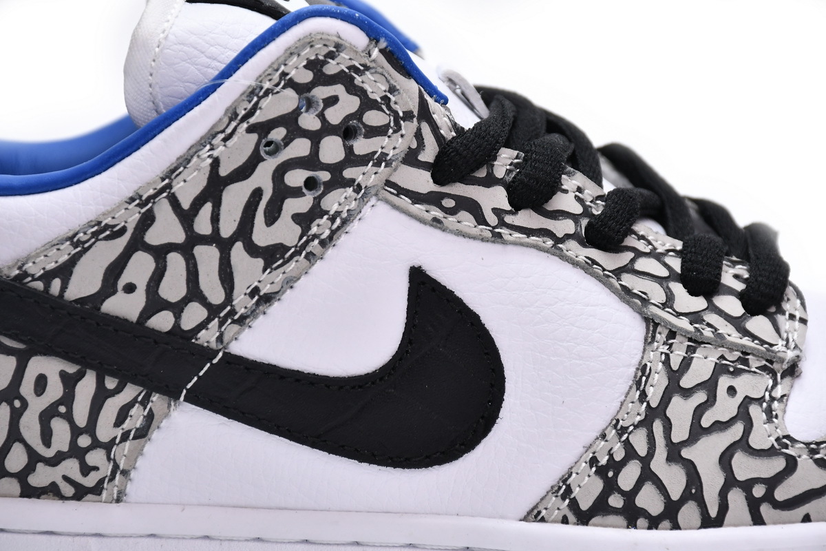 Bstsneaker- Nike Dunk Low Black White Blue CU1727-106 