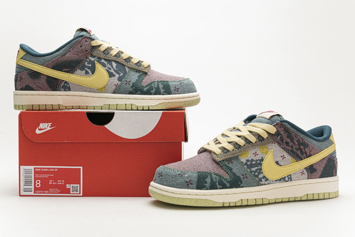 Bstsneaker- Nike Dunk Low Community Garden CZ9747-900 