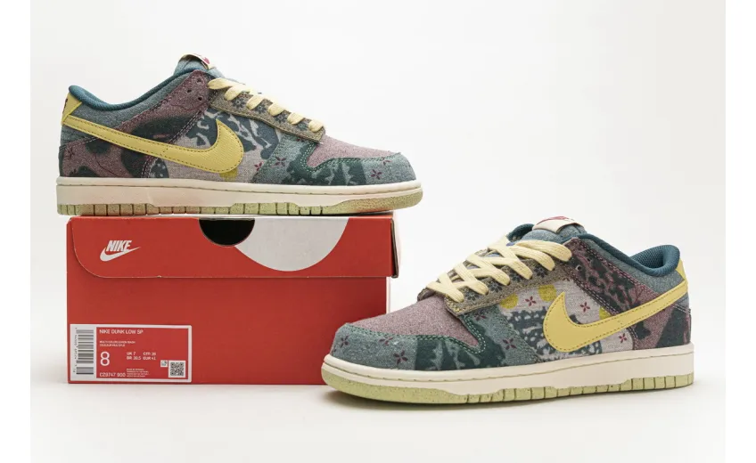 Bstsneaker- Nike Dunk Low Community Garden CZ9747-900 