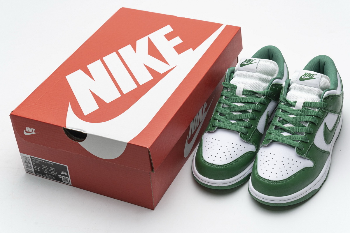 Bstsneaker- Nike Dunk SB Low SP White Green DD1391-101 