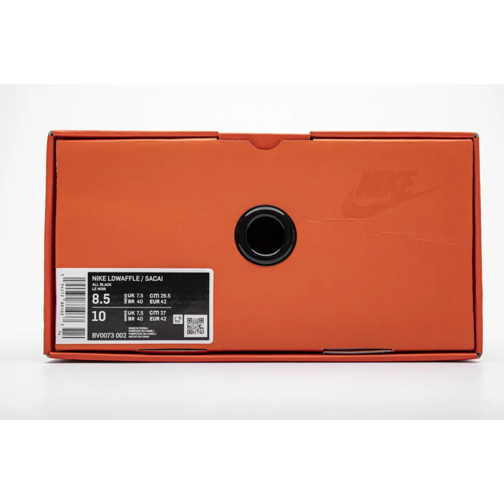  Nike LD Waffle Sacai Black Nylon BV0073-002 