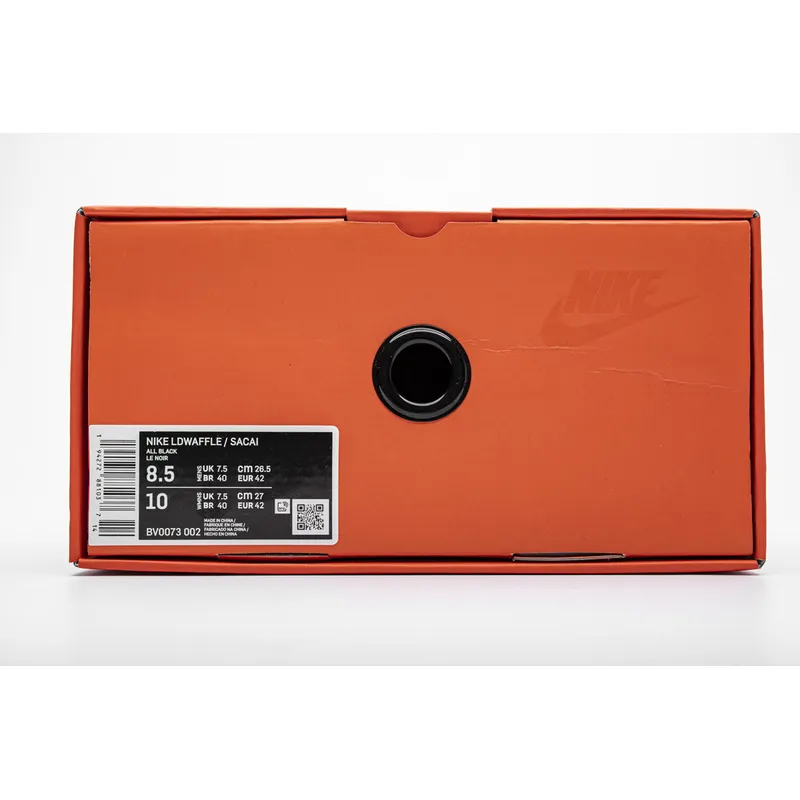  Nike LD Waffle Sacai Black Nylon BV0073-002 