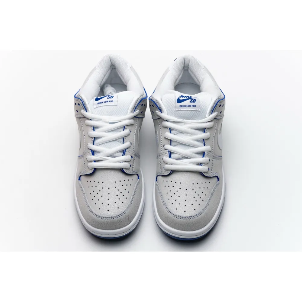 Bstsneaker- Nike SB Dunk Low Premium White Game Royal CJ6884-100 