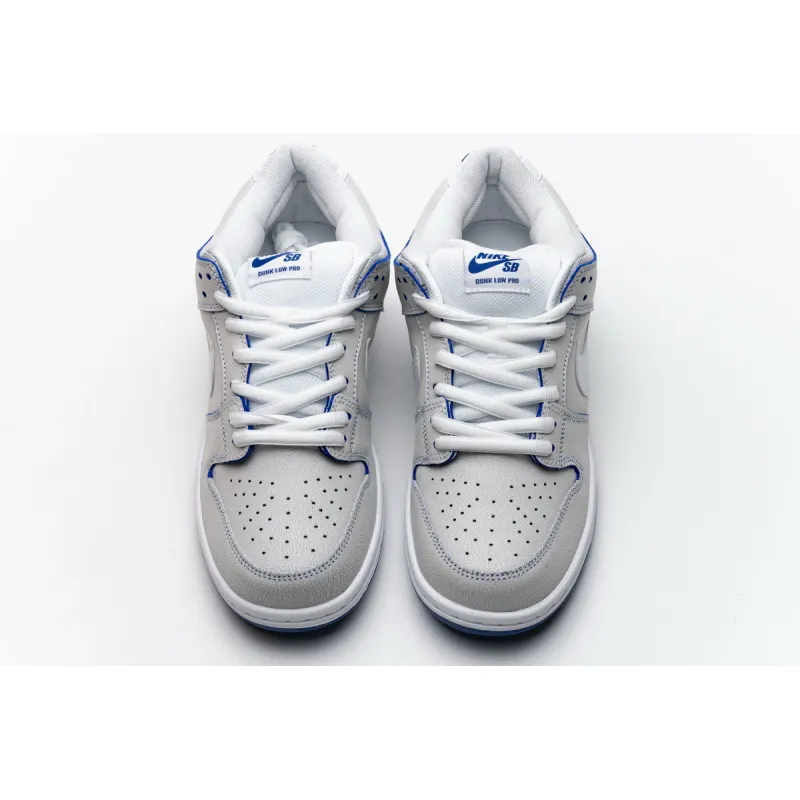 Bstsneaker- Nike SB Dunk Low Premium White Game Royal CJ6884-100 