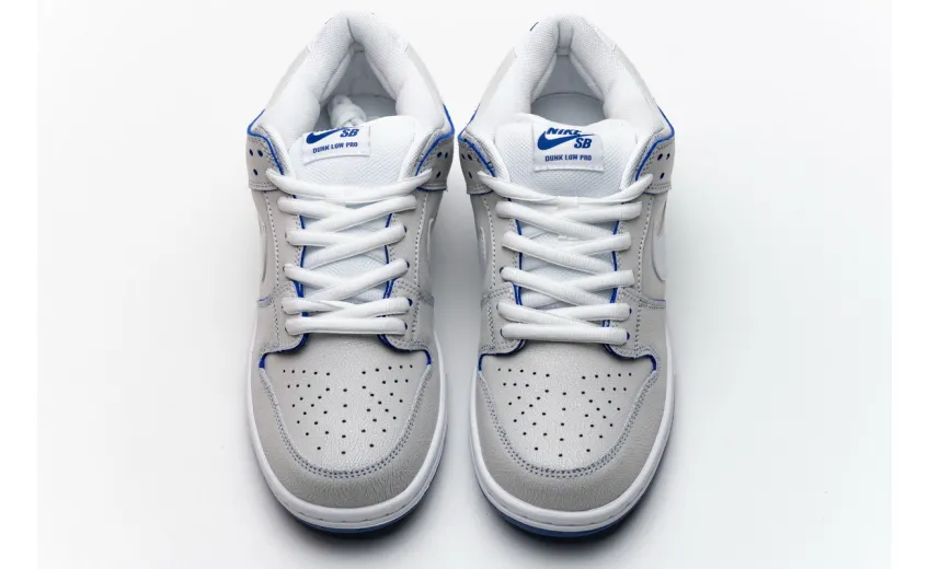 Bstsneaker- Nike SB Dunk Low Premium White Game Royal CJ6884-100 